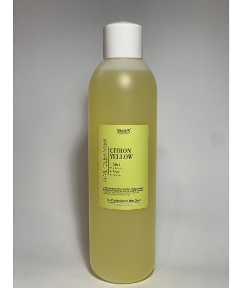 Mack’s Cleaner - Citron Yellow 1000ml - Kentro Beauty Supplies Ireland