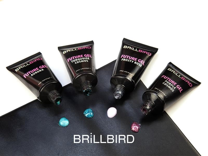 Brillbird Future Gel - Purple Cosmos - Kentro Beauty Supplies Ireland