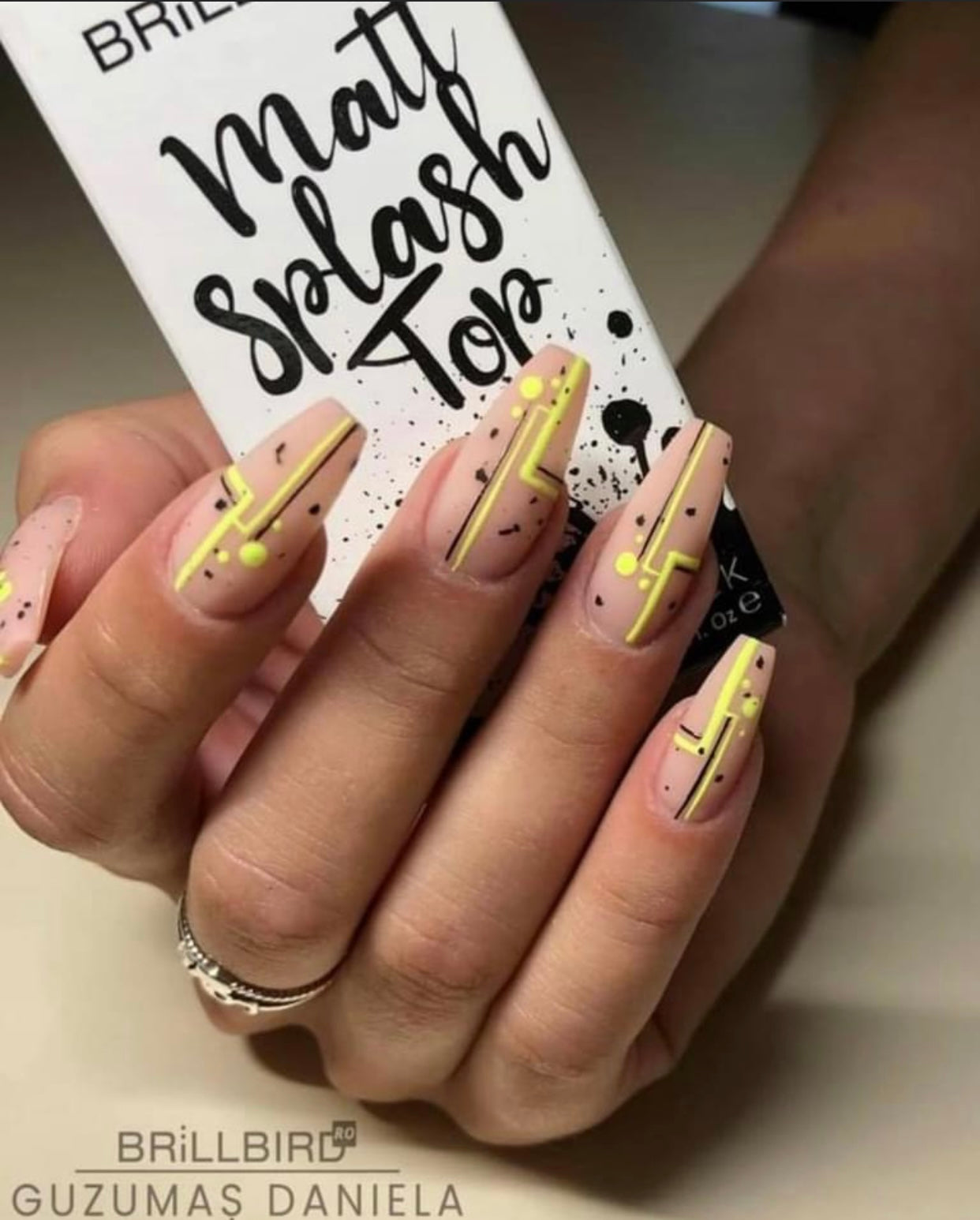 Brillbird Matt Top Gel - Splash - Kentro Beauty Supplies Ireland