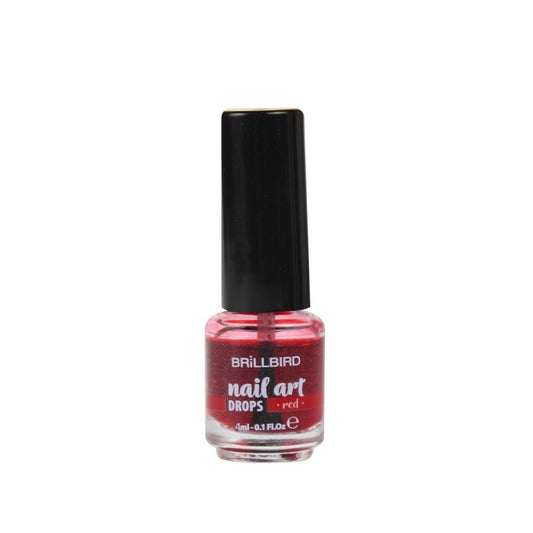 BrillBird Ink Nail art drops - Red - Kentro Beauty Supplies Ireland