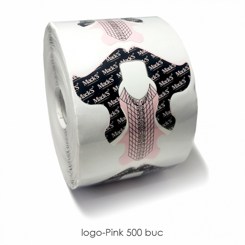 Mack’s Nail Forms Pink - Long - Kentro Beauty Supplies Ireland