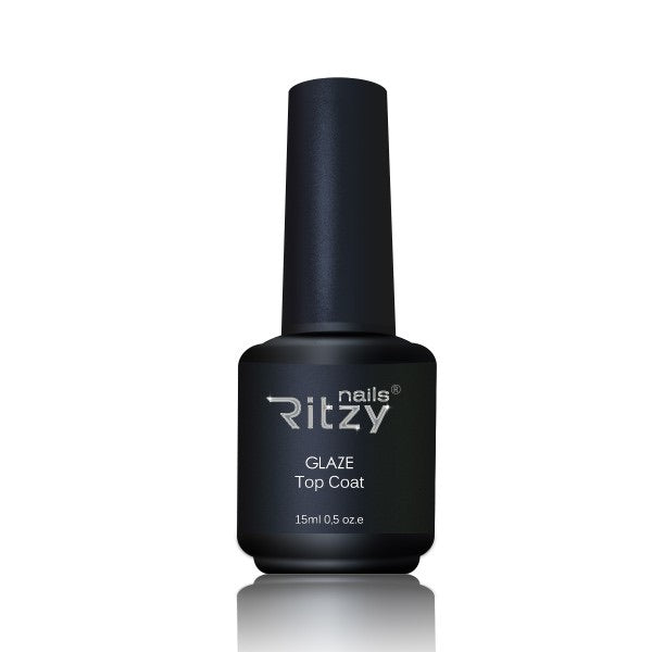 Ritzy Nails GLAZE Top Coat 15ml - Kentro Beauty Supplies Ireland