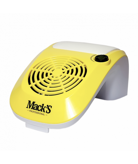 Mack’s Professional Nail Dust Collector - Yellow - Kentro Beauty Supplies Ireland