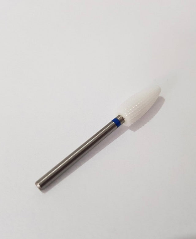 Mack’s White Ceramic Drill Bit - Typhoon-M - Kentro Beauty Supplies Ireland