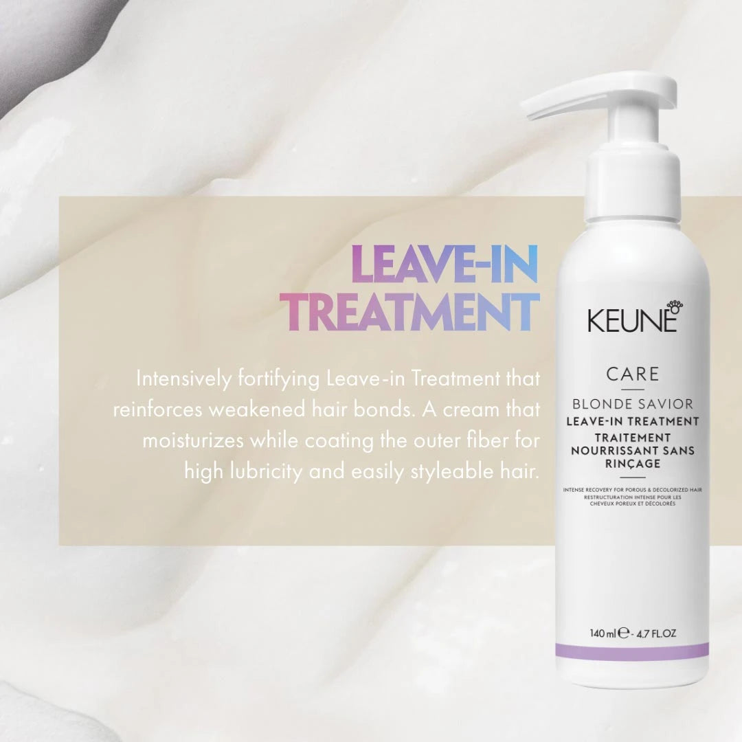KEUNE CARE BLONDE SAVIOR LEAVE-IN TREATMENT 140ml - Kentro Beauty Supplies Ireland