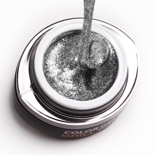 BrillBird Glamour Gel 1 - Silver - Kentro Beauty Supplies Ireland