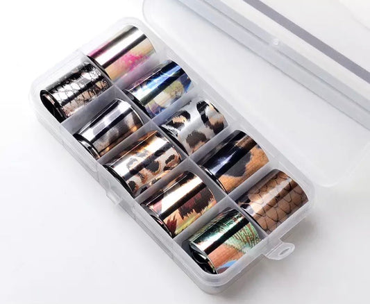 Transfer Foils Box - Animal Print - Kentro Beauty Supplies Ireland