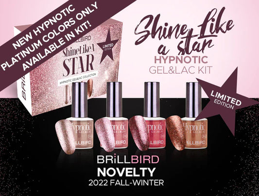 Brillbird Hypnotic “Shine Like a Star” Platinum Collection - Kentro Beauty Supplies Ireland