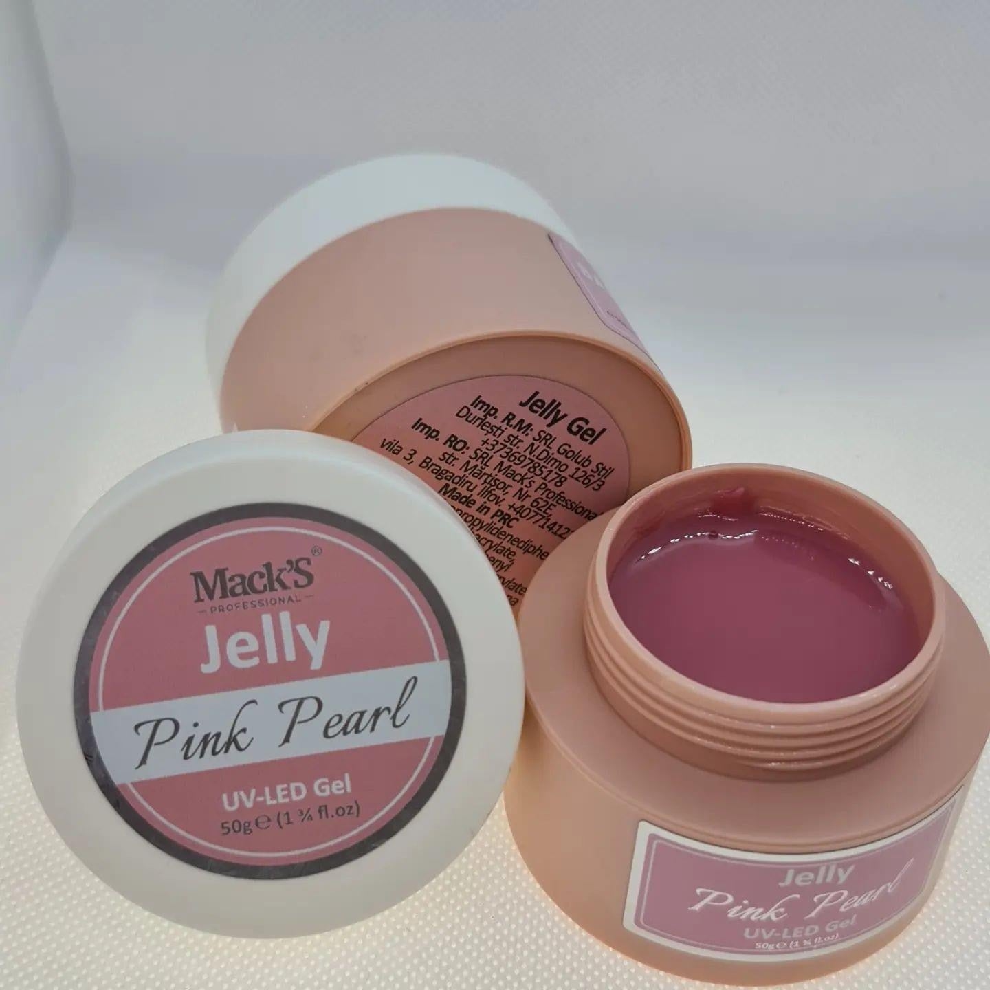 Mack’s Builder Jelly Gel - Pink Pearl - Kentro Beauty Supplies Ireland