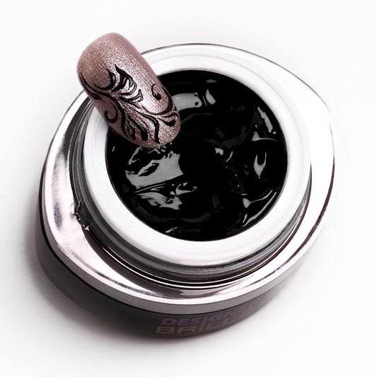 BrillBird Designer Gel - Black - Kentro Beauty Supplies Ireland