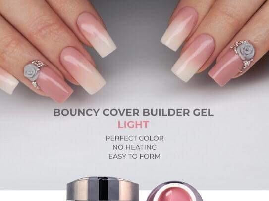 BrillBird Bouncy Cover Hard Builder Gel - Light - Kentro Beauty Supplies Ireland