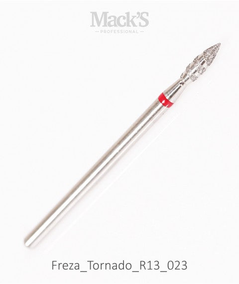 Mack’s Diamond Drill Bit TORNADO Red - R13/023 - Kentro Beauty Supplies Ireland