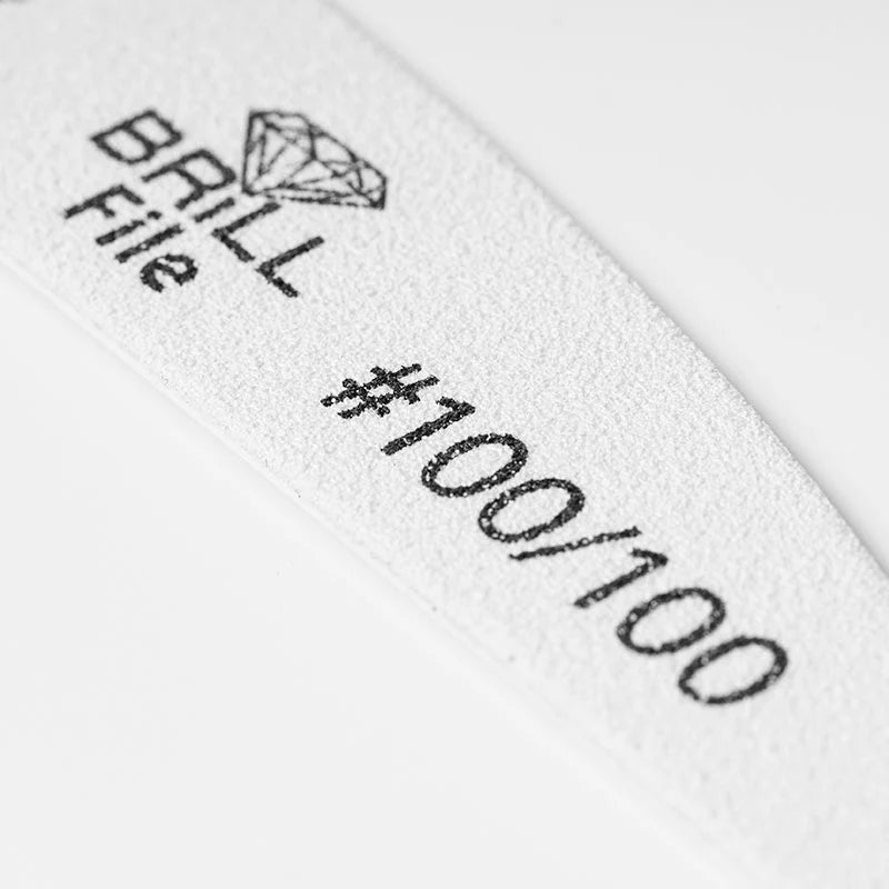 Brillbird Replaceable Adhesive Nail Files 100grit - pk of 10 - Kentro Beauty Supplies Ireland