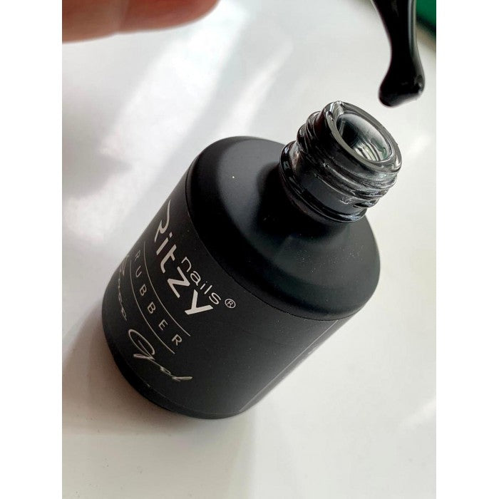 Ritzy Rubber Base - BLACK 01 - Kentro Beauty Supplies Ireland