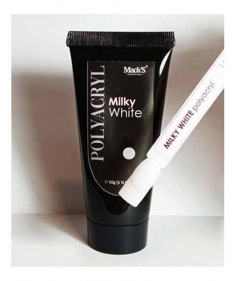 Mack’s Polyacryl - Milky White 50g - Kentro Beauty Supplies Ireland