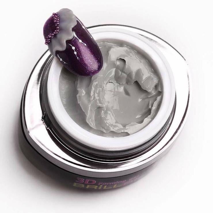 BrillBird 3D Forming Gel - Grey - Kentro Beauty Supplies Ireland