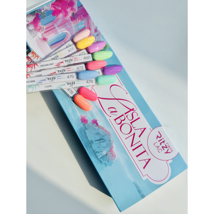 Ritzy Lac LA ISLA BONITA Collection (471-480) - Kentro Beauty Supplies Ireland