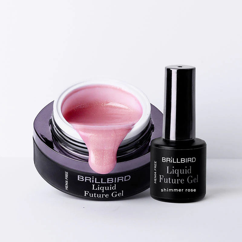 Brillbird Future Liquid Poly Gel - Shimmer Rose