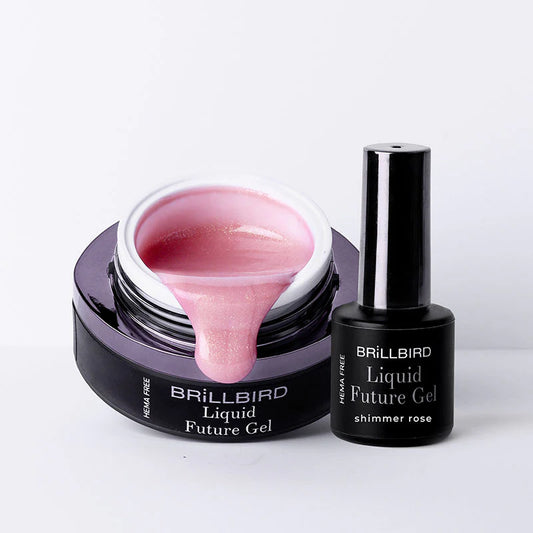 Brillbird Future Liquid Poly Gel - Shimmer Rose
