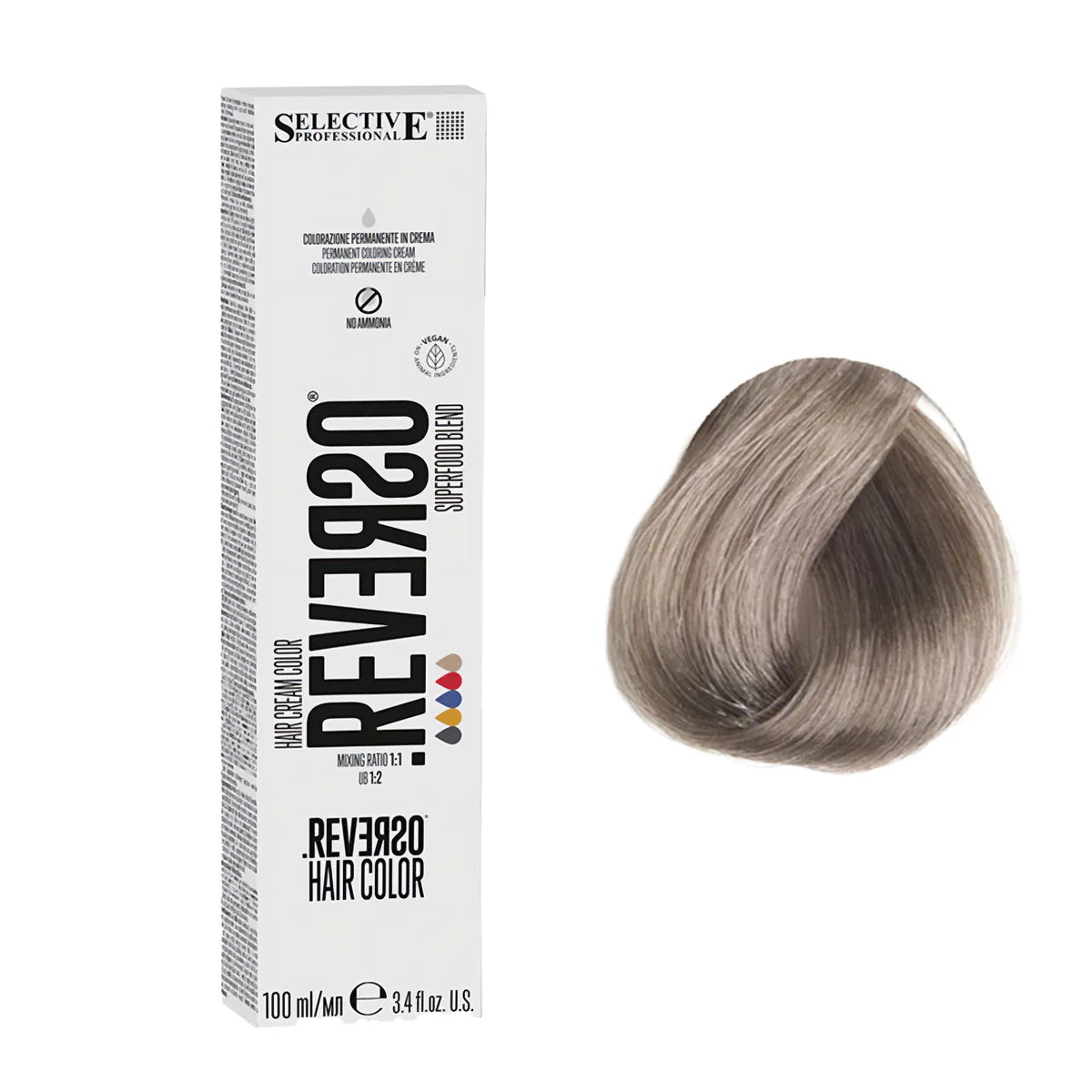 Reverso Hair Cream Colour 100ml - Kentro Beauty Supplies Ireland