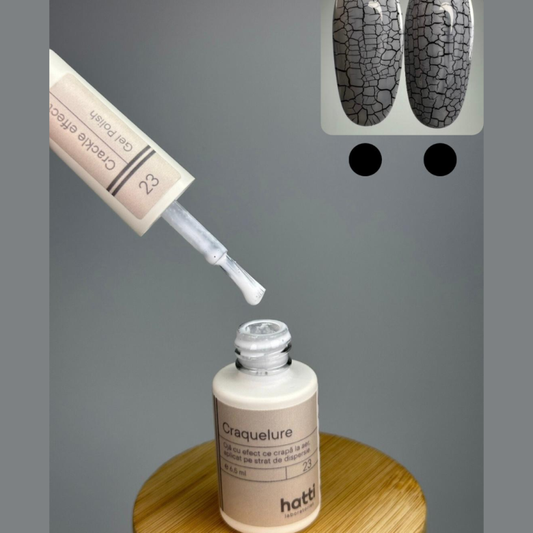 hatti Craquelure Gel Polish Nr.23/6.5ml - Kentro Beauty Supplies Ireland