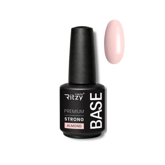 Ritzy PREMIUM STRONG Rubber Base ALMOND 15ml