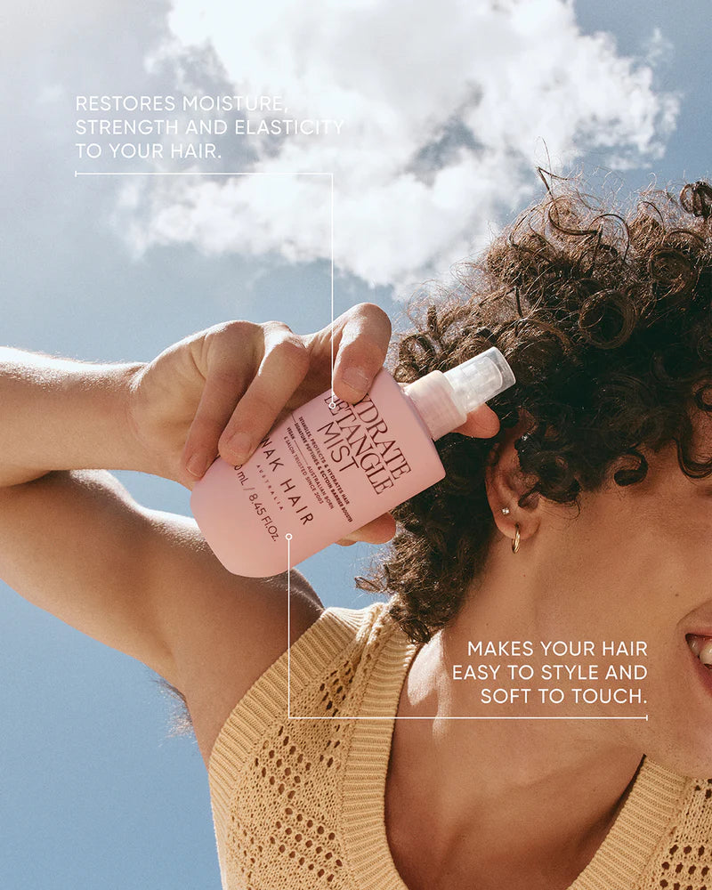 NAK Hydrate Detangle Mist 250ml - Kentro Beauty Supplies Ireland