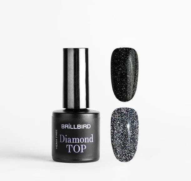 Brillbird Diamond Reflective Top Coat - Kentro Beauty Supplies Ireland