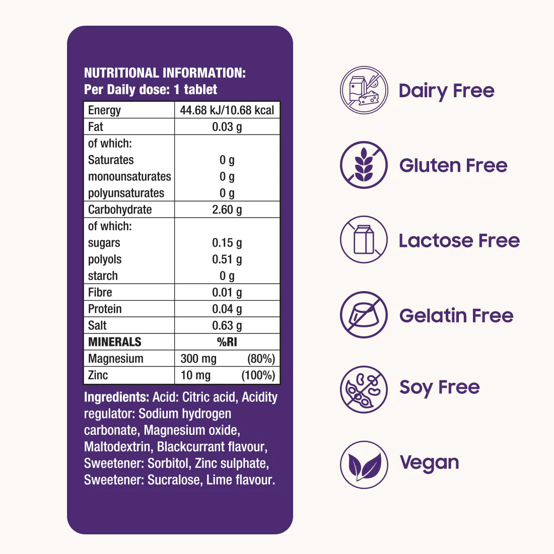 FAST&UP Magnesium Supplement - Kentro Beauty Supplies Ireland