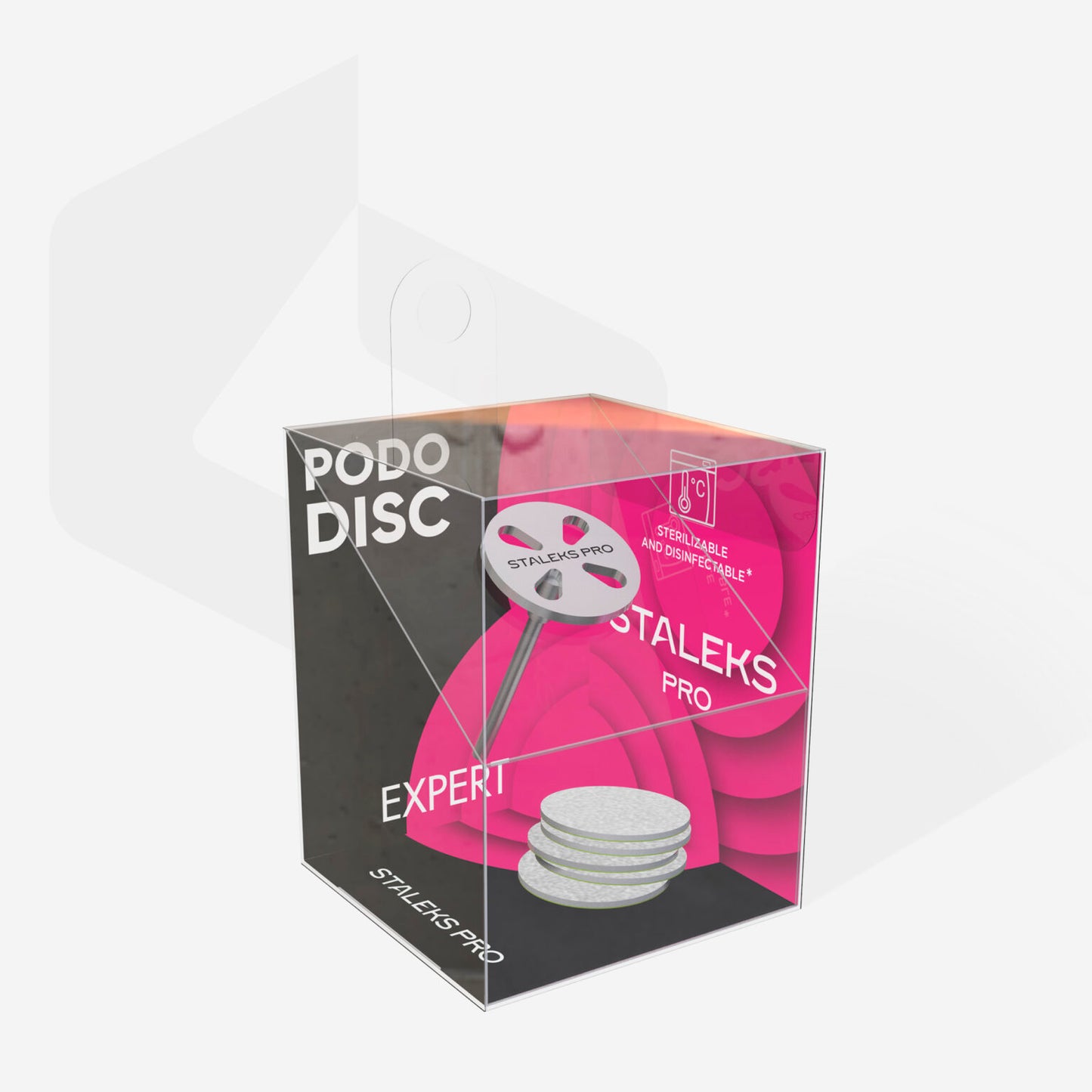 Staleks Pedicure Disc PODODISC S EXPERT and set of disposable file 180 grit 5 pc (15 mm) - Kentro Beauty Supplies Ireland