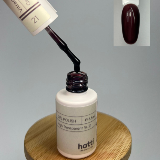hatti Transparent Glass Gel Polish N21