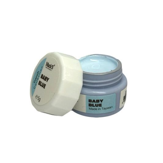 Mack’s French Collection Paint Gel - Baby Blue 5ml - Kentro Beauty Supplies Ireland