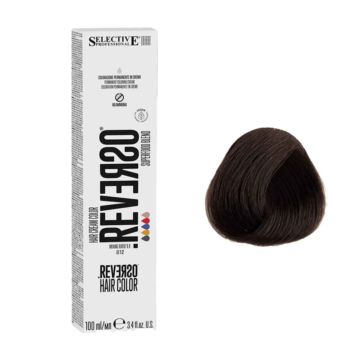 Reverso Hair Cream Colour 100ml - Kentro Beauty Supplies Ireland