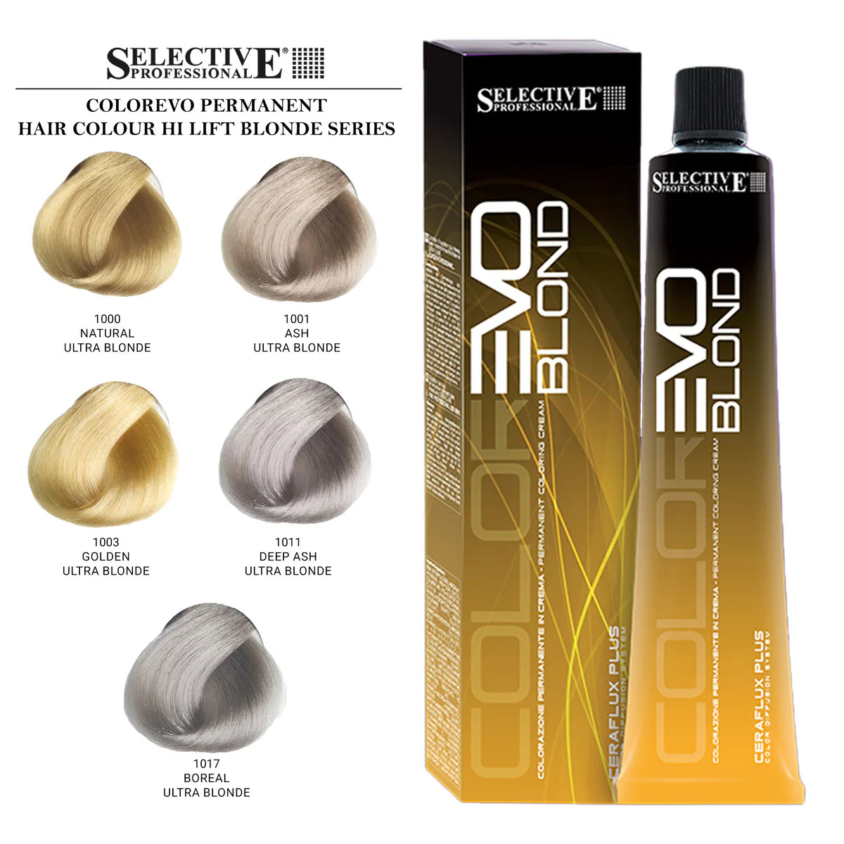 Colorevo Permanent Hair Colour Hi Lift Blonde Series 100ml - Kentro Beauty Supplies Ireland