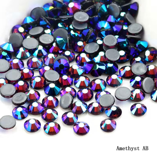 Highest Quality Crystals - Amethyst AB - Mixed Sizes (SS3-SS20) - Kentro Beauty Supplies Ireland