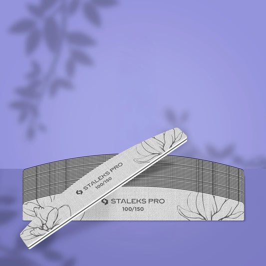 Staleks Crescent Mineral Nail Files EXPERT 40 (25pcs) - Kentro Beauty Supplies Ireland