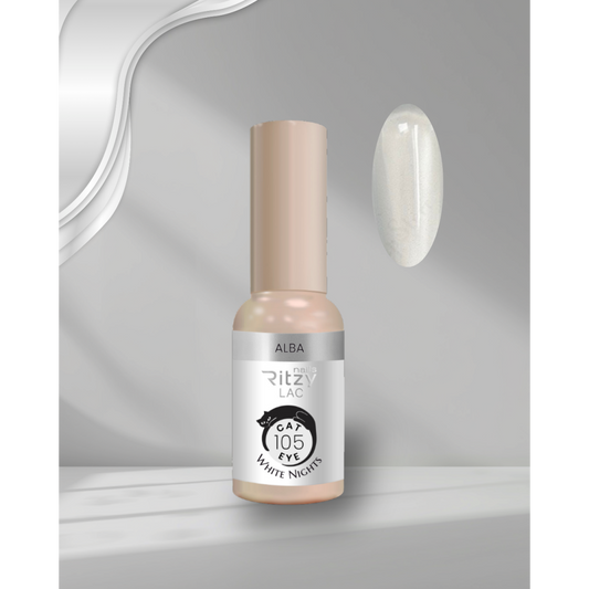 Ritzy WHITE Cat eye 105 ALBA WHITE NIGHTS