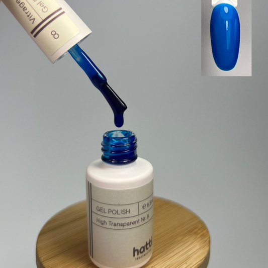 hatti Transparent Glass gel polish N8