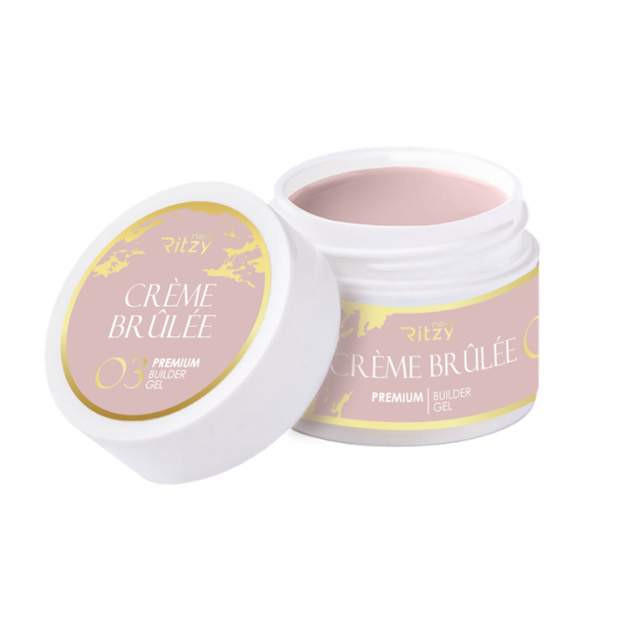 Ritzy PREMIUM Builder Gel - CREME BRULEE 03 - Kentro Beauty Supplies Ireland