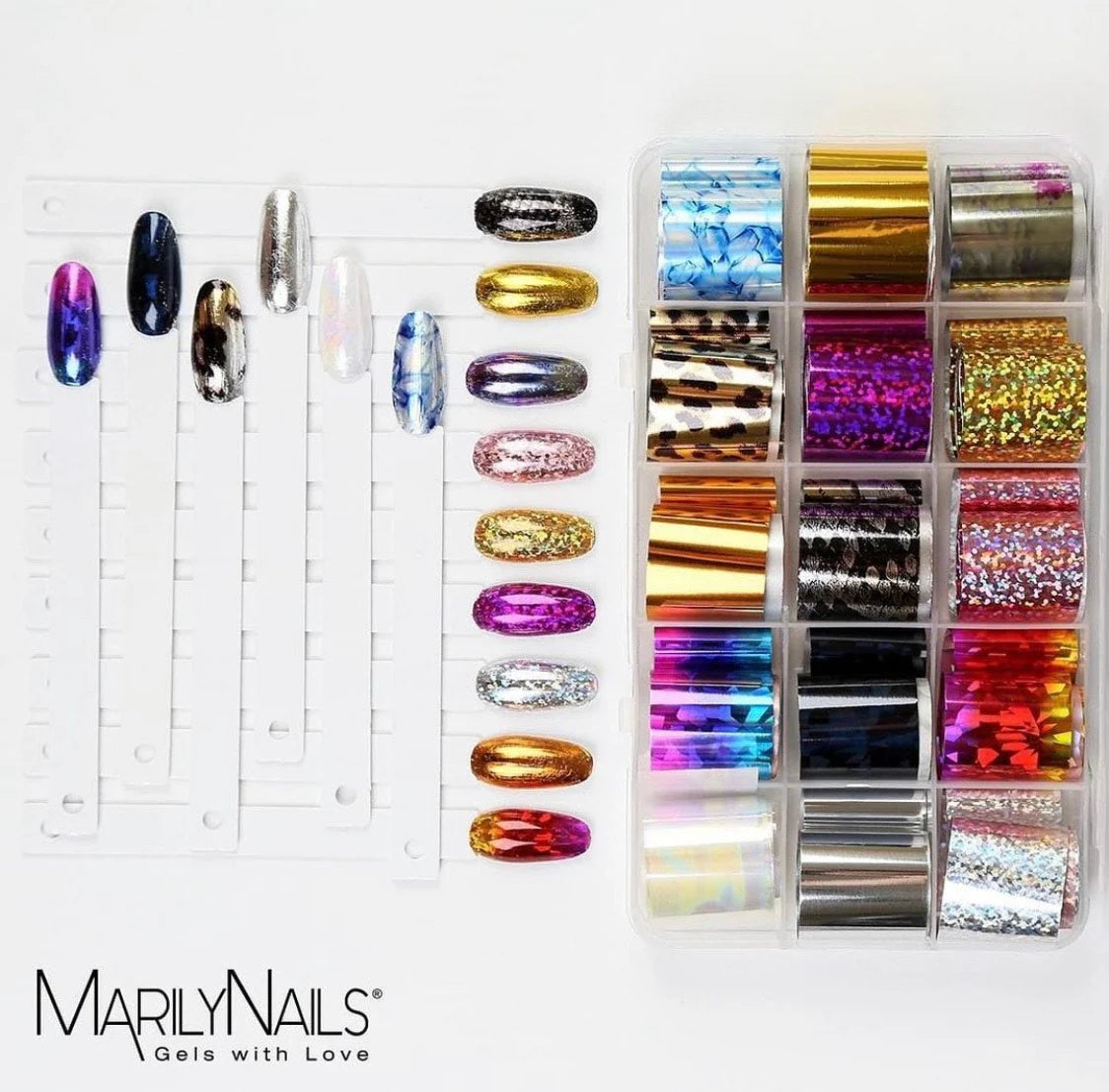 MarilyNails Transfer Foil Set - Favourite - Kentro Beauty Supplies Ireland