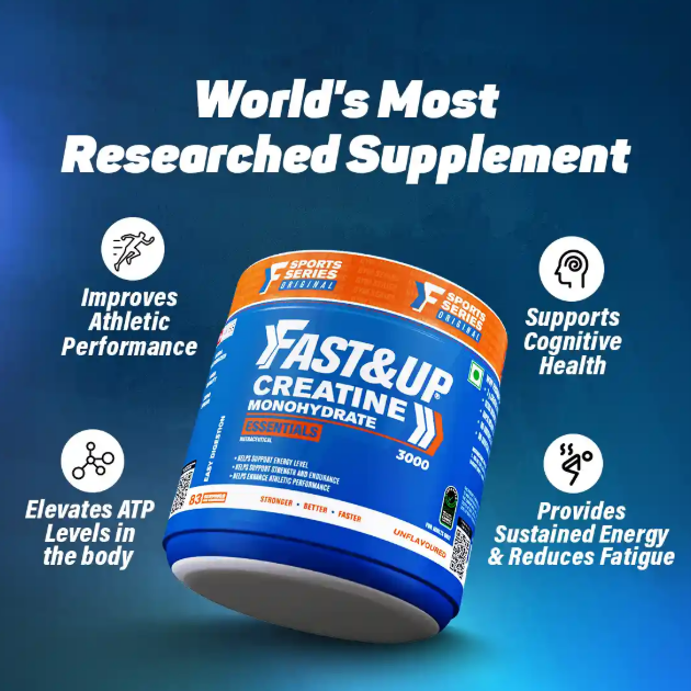 FAST&UP Creatine Powder Supplement - Unflavored 250g