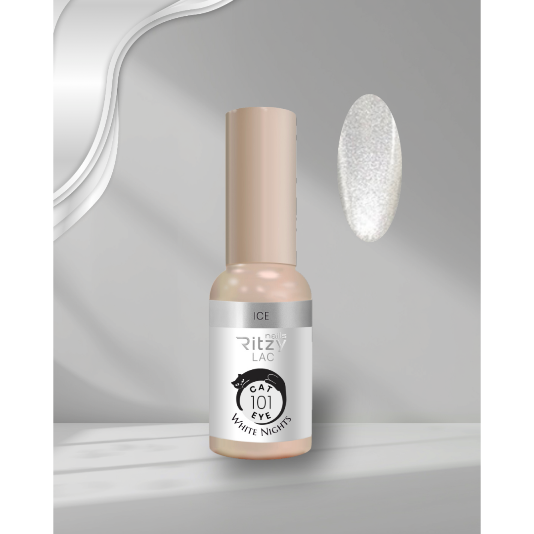 Ritzy WHITE Cat eye 101 ICE WHITE NIGHTS