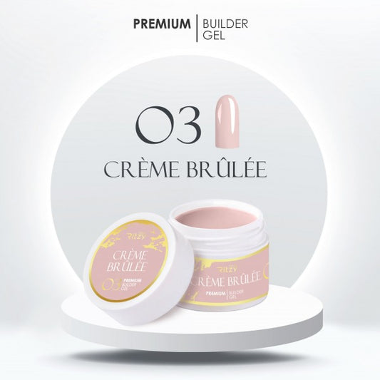 Ritzy PREMIUM Builder Gel - CREME BRULEE 03 - Kentro Beauty Supplies Ireland