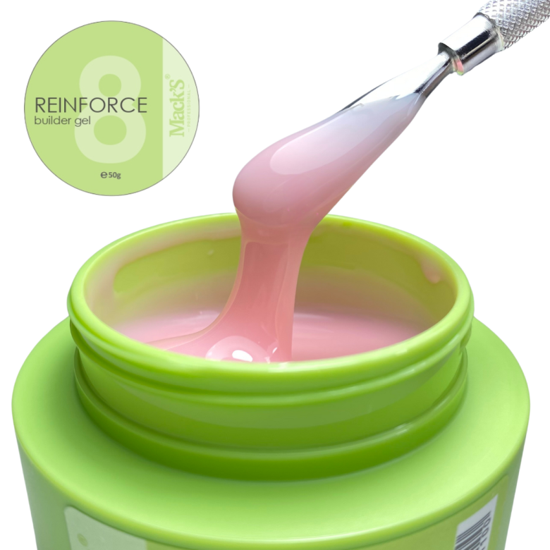 Mack’s Reinforce Hard Builder Gel 8 - Kentro Beauty Supplies Ireland