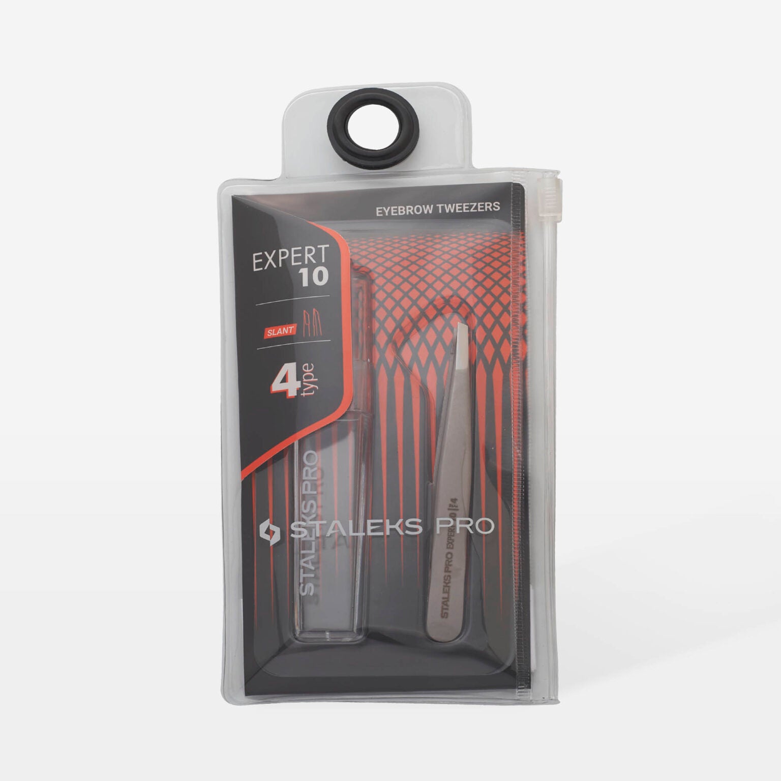 Staleks Eyebrow tweezers EXPERT 10 TYPE 4 (narrow beveled) - Kentro Beauty Supplies Ireland