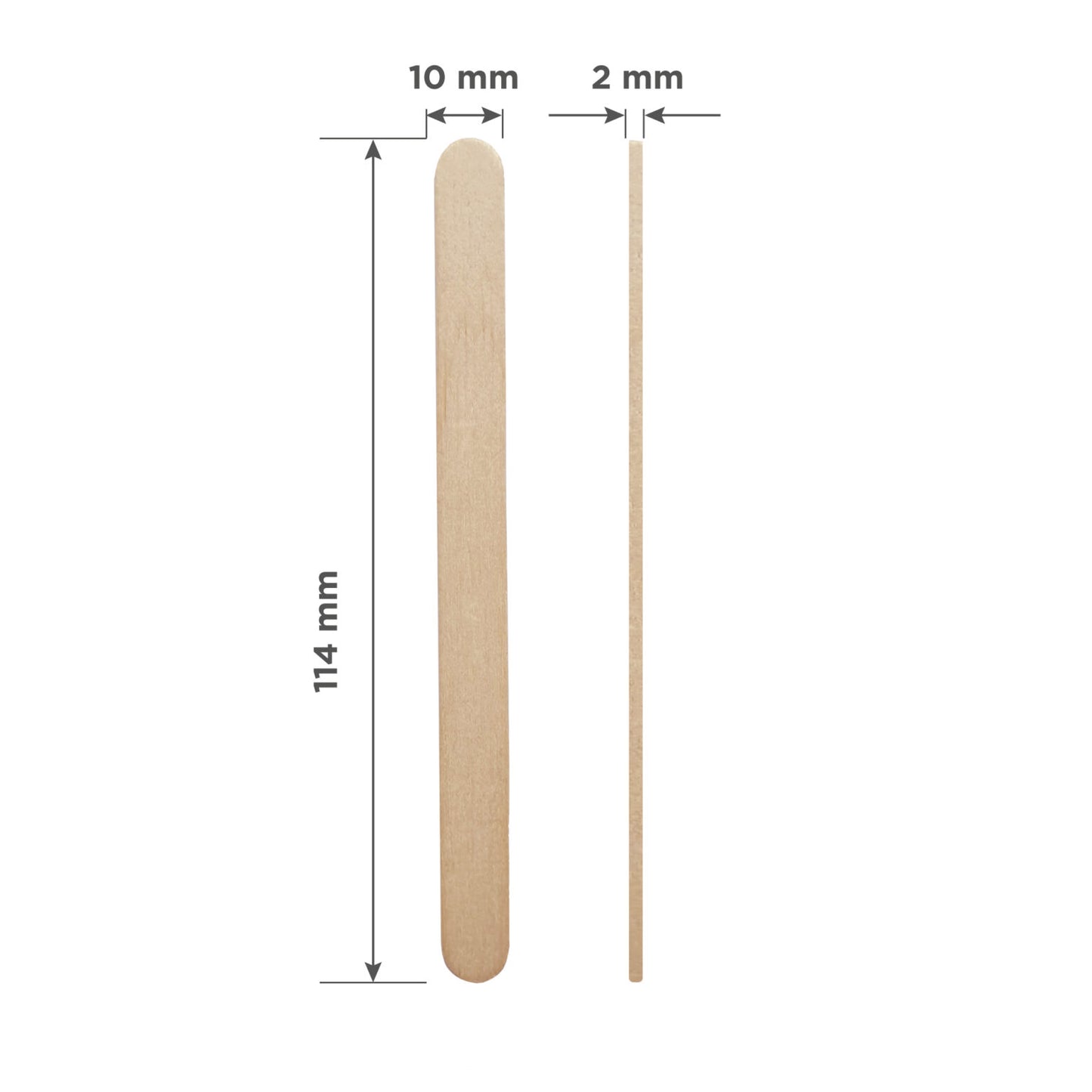 Staleks Wooden Wax Applicator Stick EXPERT (100 pcs) - Kentro Beauty Supplies Ireland