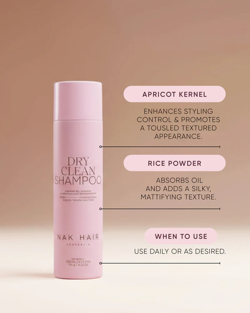 NAK Dry Clean Shampoo - Kentro Beauty Supplies Ireland