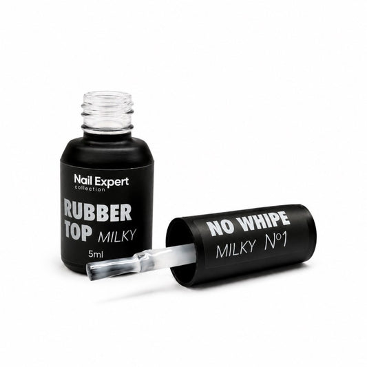 Nail Expert Rubber Top Coat Milky 5ml