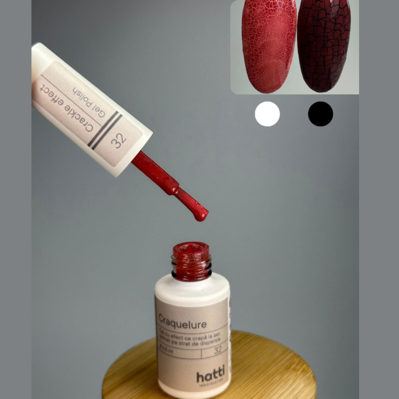hatti Craquelure Gel Polish Nr.32/6.5ml - Kentro Beauty Supplies Ireland