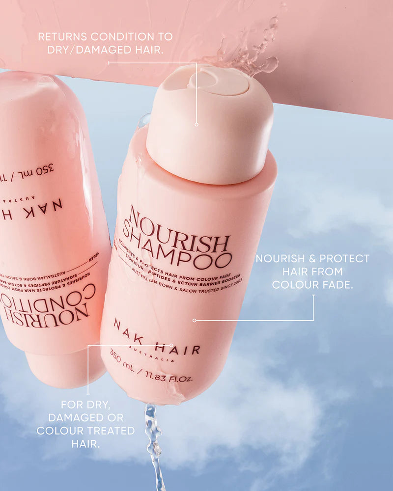 NAK Nourish Shampoo 350ml - Kentro Beauty Supplies Ireland